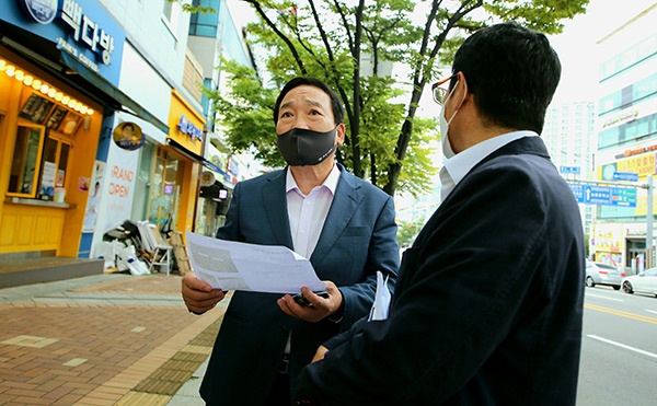 화성시의회 원유민 의장 반송동 교통관련 민원 현장방문