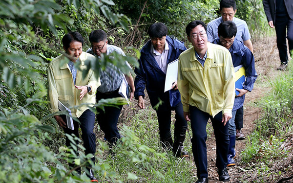 정명근 화성시장, 호우 취약 지역 현장점검 실시